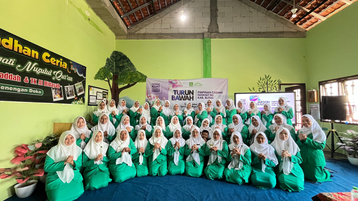 Turba PC Fatayat NU Blitar Satukan Semangat Tiga PAC di Doko